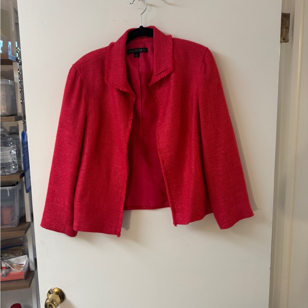 Lafayette 148 New York • Pink Tweed Blazer • 6